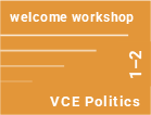 Welcome workshop for VCE Politics (1 + 2) 2026