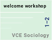 Welcome workshop for VCE Sociology (1 + 2) 2025